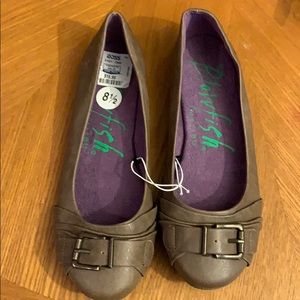 Blowfish size 8.5 brown flats.